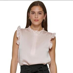 DKNY Soft Pink Sleeveless Top